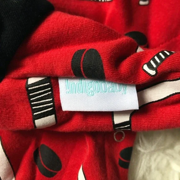 Indigo Hockey Snap Footie - Picture 3 of 5
